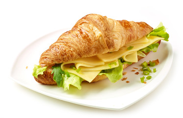 croissant with cheese