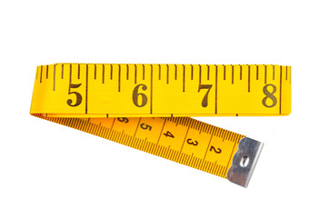 Yellow measuring tape