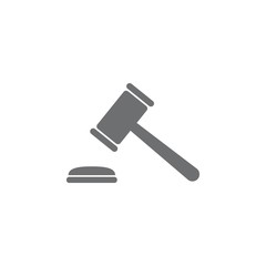 hammer of a judge icon. Simple element illustration. Business icons universal for web and mobile