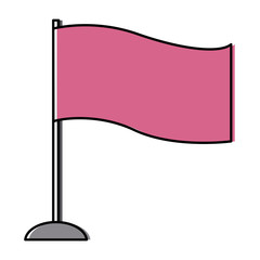 Flag isolated symbol icon vector illustration graphic design