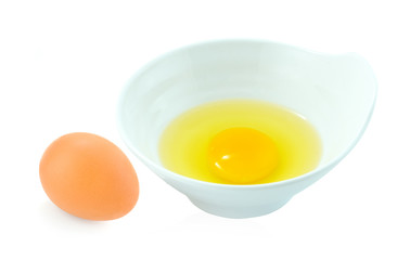 egg isolate on white background
