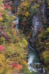 Naruko Gorge ,one of the Tohoku Region's most scenic gorges, located in north-western Miyagi Prefecture