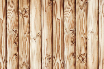 Wooden brown desk wall natural pattern background.