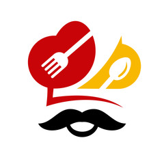 Resto Logo Template Stock Vector