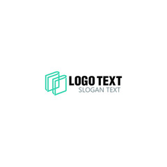 Obraz premium line book keeping logo company 