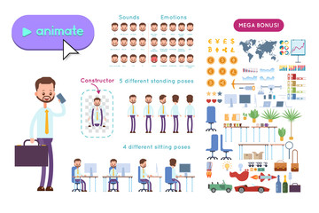 Minimalistic character constructor for animating 