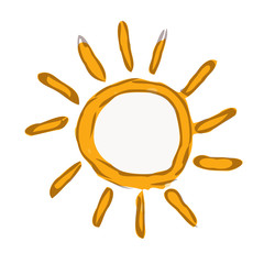 Obraz premium Sun. Vector illustration