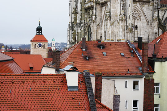 Der Dom Sankt Peter In Regensburg
