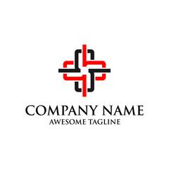 Fototapeta premium medical cross logo