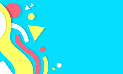 Fun Abstract art backdrop vector