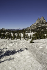 Fototapeta na wymiar Cathedral Peak, Yosemite National Park