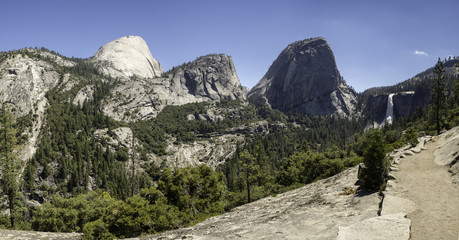 Mt. Broderic, Liberty Cap & Nevada Fall