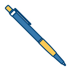 Pen mock up icon vector illustration graphic design