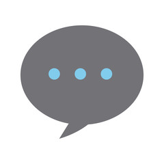 Chat bubble symbol icon vector illustration graphic design