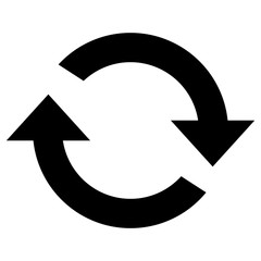 rotation arrow, sinc symbol