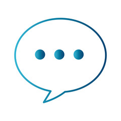 Chat bubble symbol icon vector illustration graphic design