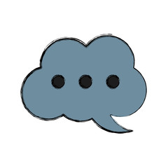 Chat bubble symbol icon vector illustration graphic design