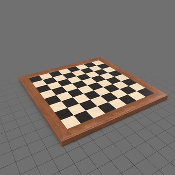 Wooden chessboard