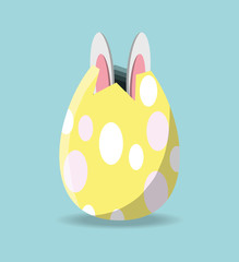 happy easter design concept