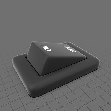 On off flip switch 2