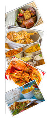 assortiment de plats créoles 
