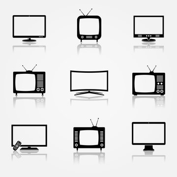TV Icons Set