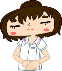 Wide facial esthetician set bow.eps