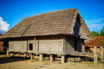 Traditional houses at an ethnic village
