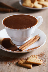 hot chocolate.