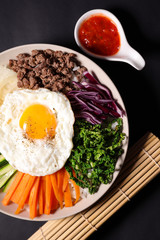 bibimbap, korean food