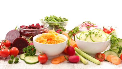 assorted vegetable salad