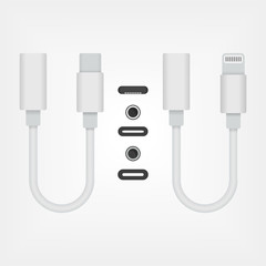 Type-C to 3.5 mm Audio Aux Jack Adapter