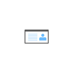 Fototapeta premium Business Man / Profile Icon
