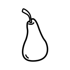 pear icon vector illustration