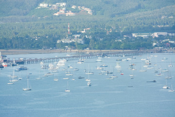 Bird eye View of Phuket Bay