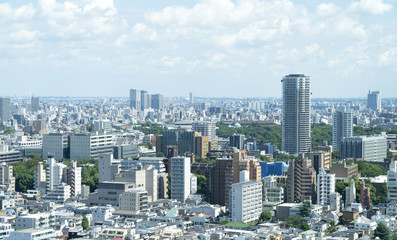 東京風景　上野　方面