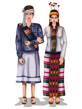 Mizo costume top