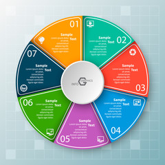 Abstract 3D Paper Infographics
