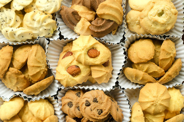 group of assorted cookies