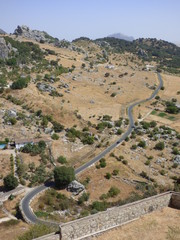 Grazalema , pueblo blanco de Cádiz, Andalucía (España) enclavado en la zona de reserva del...