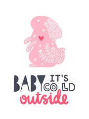 Vector poster with phrase