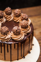  Chocolate cake.