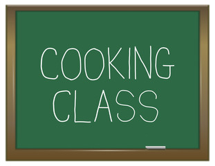 Cooking class concept.