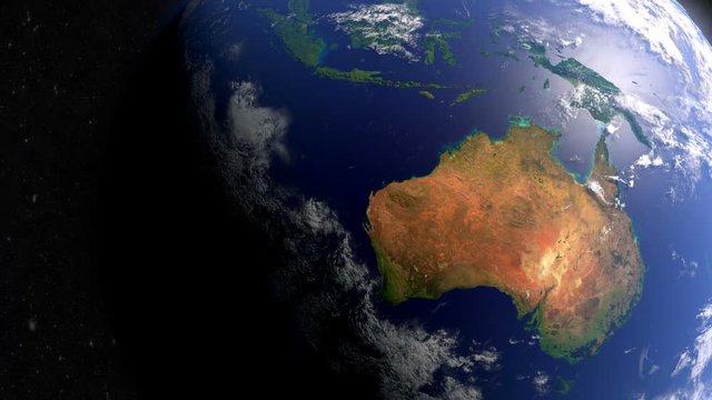 Australia, Earth Globe, View From Space