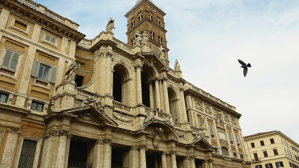The Basilica of Santa Maria Maggiore in Rome.Italy.