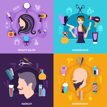 Hairdresser Concept Set