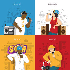  Rap Music Performers Concept Design