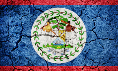 Obraz na płótnie Canvas Belize flag