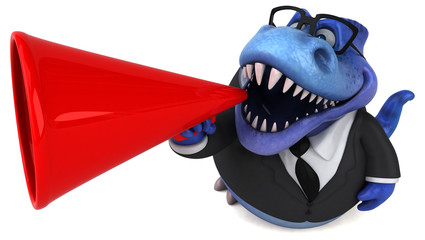 Fun Trex - 3D Illustration © Julien Tromeur