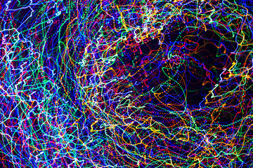 multicolored motion blurred lights pattern